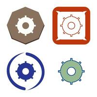 Unique Settings Vector Icon