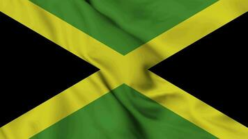 Jamaica flag animation for background in 4k. Happy independence day national flag waving. Patriotism symbol. Flag motion graphics. Flag moving video