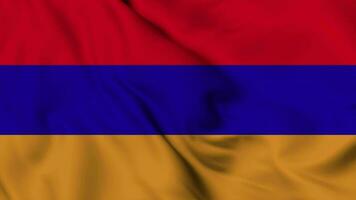 Armenië vlag animatie voor achtergrond in 4k. gelukkig onafhankelijkheid dag nationaal vlag zwaaien. patriottisme symbool. vlag beweging grafiek. vlag in beweging video