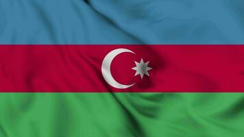 Azerbaijan flag animation for background in 4k. Happy independence day national flag waving. Patriotism symbol. Flag motion graphics. Flag moving video