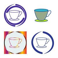 icono de vector de taza de té