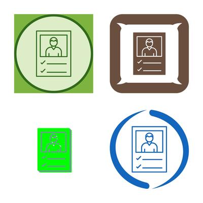 Ballot Vector Icon