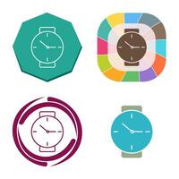 icono de vector de reloj de pulsera