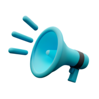 Megaphone Speaker Sound AI Generative png