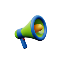 Megaphone Speaker Sound AI Generative png