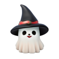 Ghost Cute Witch AI Generative png