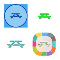 Picnic of Table Vector Icon