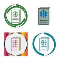 Global Report Vector Icon