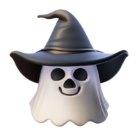 Ghost Cute Witch AI Generative png
