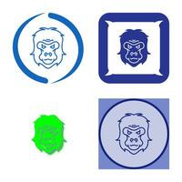 Gorilla Vector Icon