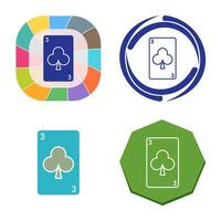 Clubs Card Vector Icon