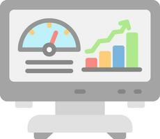 KPI Tracking Vector Icon Design