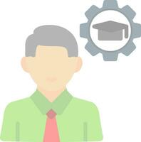 Knowledge Management Vector Icon Design