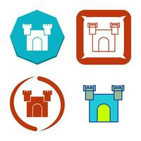 Unique Castle Vector Icon