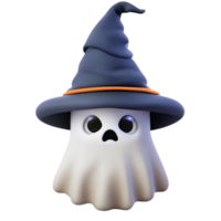 fantasma fofa bruxa ai generativo png