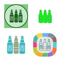 Beer Bottles Vector Icon