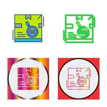 Tracking Code Vector Icon