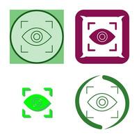 Eye Scan Vector Icon