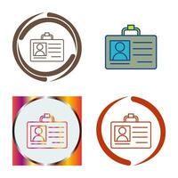 Id Card Vector Icon