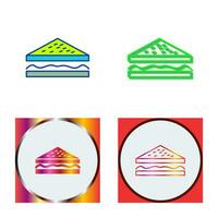 Unique Sandwich Vector Icon