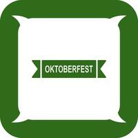 icono de vector de banner de oktoberfest