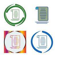 Document Vector Icon