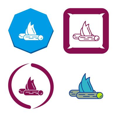 Bon Fire Vector Icon