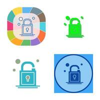 Open Lock Vector Icon