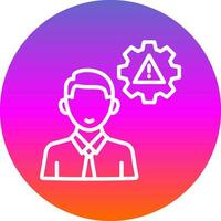 Risk Management Vector Icon Design