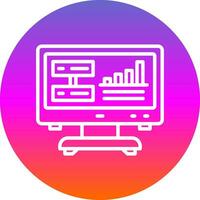 Data Driven Insights Vector Icon Design