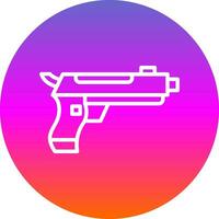 diseño de icono de vector de pistola