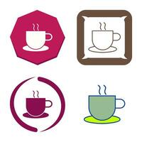 icono de vector de café caliente único