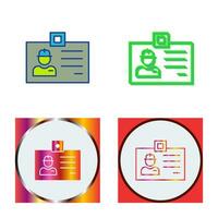 Identity Card Vector Icon