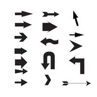 Set of black vector arrows. Arrow icon. Arrow vector icon. Arrow. Arrows vector collection