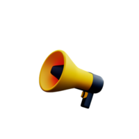 Megaphone Speaker Sound AI Generative png