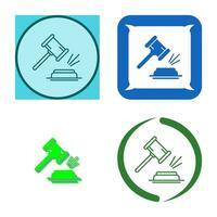 Gavel Vector Icon