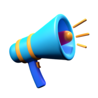 Megaphone Speaker Sound AI Generative png