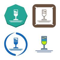 Rainbow Drink Vector Icon