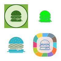 Hamburger Vector Icon