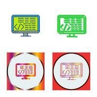 Coding Vector Icon