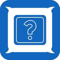 Unique Question Mark Vector Icon