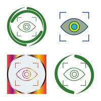 Eye Scan Vector Icon