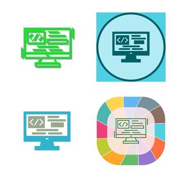 Coding Vector Icon