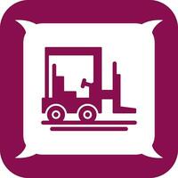 Forklift Vector Icon