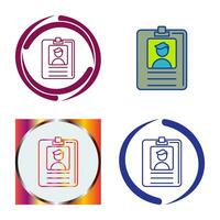 Id Card Vector Icon