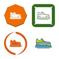 icono de vector de zapatos