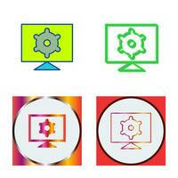 Computer Settings Vector Icon