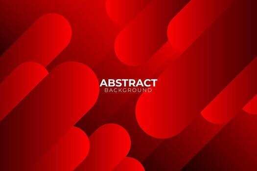 Red gradient geometric shape background vector