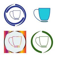 icono de vector de taza de café