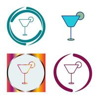 Cocktail Drink Vector Icon